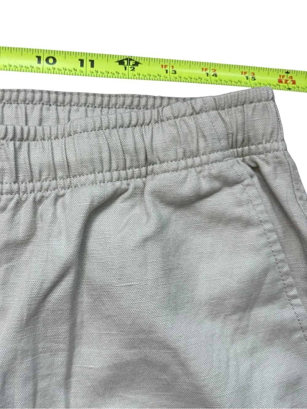 NWT J.Crew Oarsman Linen Cotton Pull On Pant Oatmeal Coastal Quiet Luxury M $118